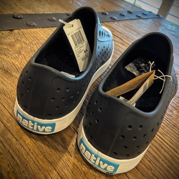 Native Shoes Jefferson Jiffy Black / Shell White - Picture 5 of 9